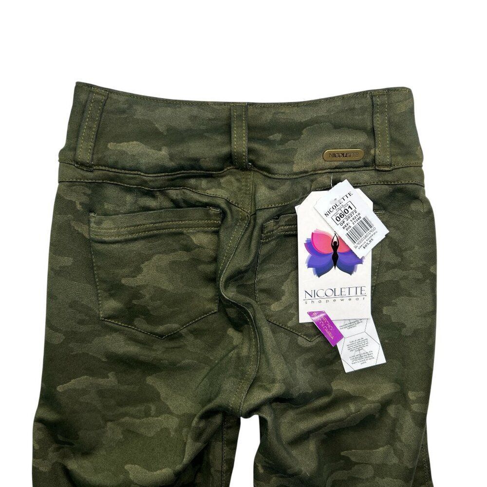 Nicolette Shapewear Women's Size 1 Soldier Girl Butt Lift Jean Bermuda Shorts - Picture 7 of 15